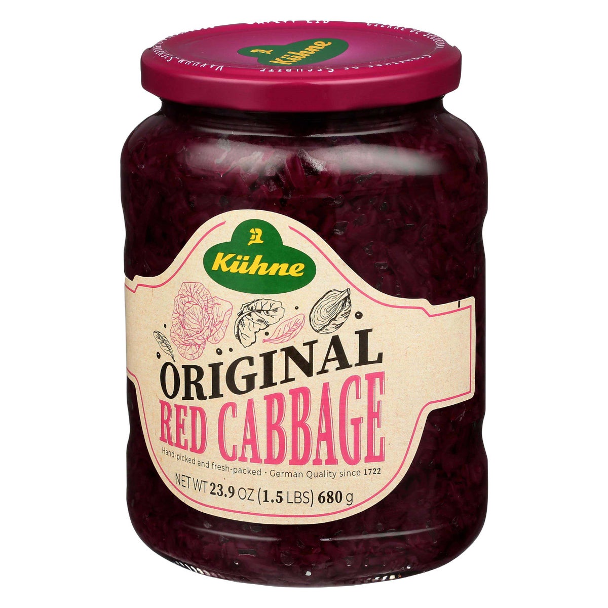 KUHNE CRAFT 23.9OZ ORIGINAL RED CABBAGE, 