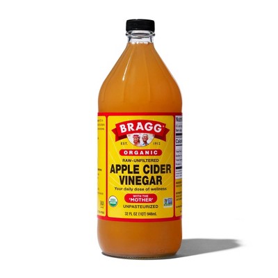 BRAGG 32oz APPLE CIDER VINEGAR ORGANIC RAW UNFILTERED