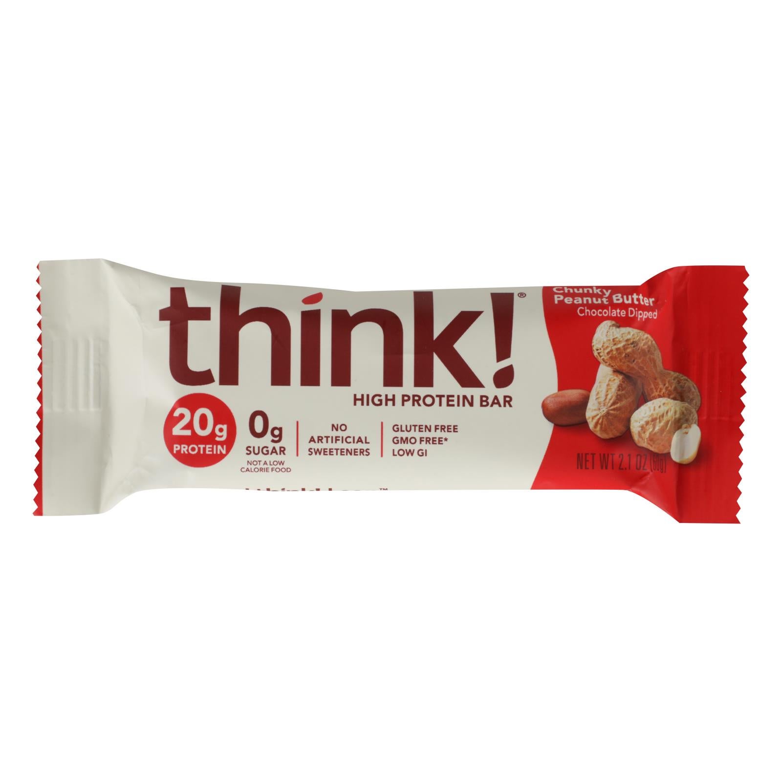 THINK 2.1OZ CHUNKY PEANUT BUTTER BAR
