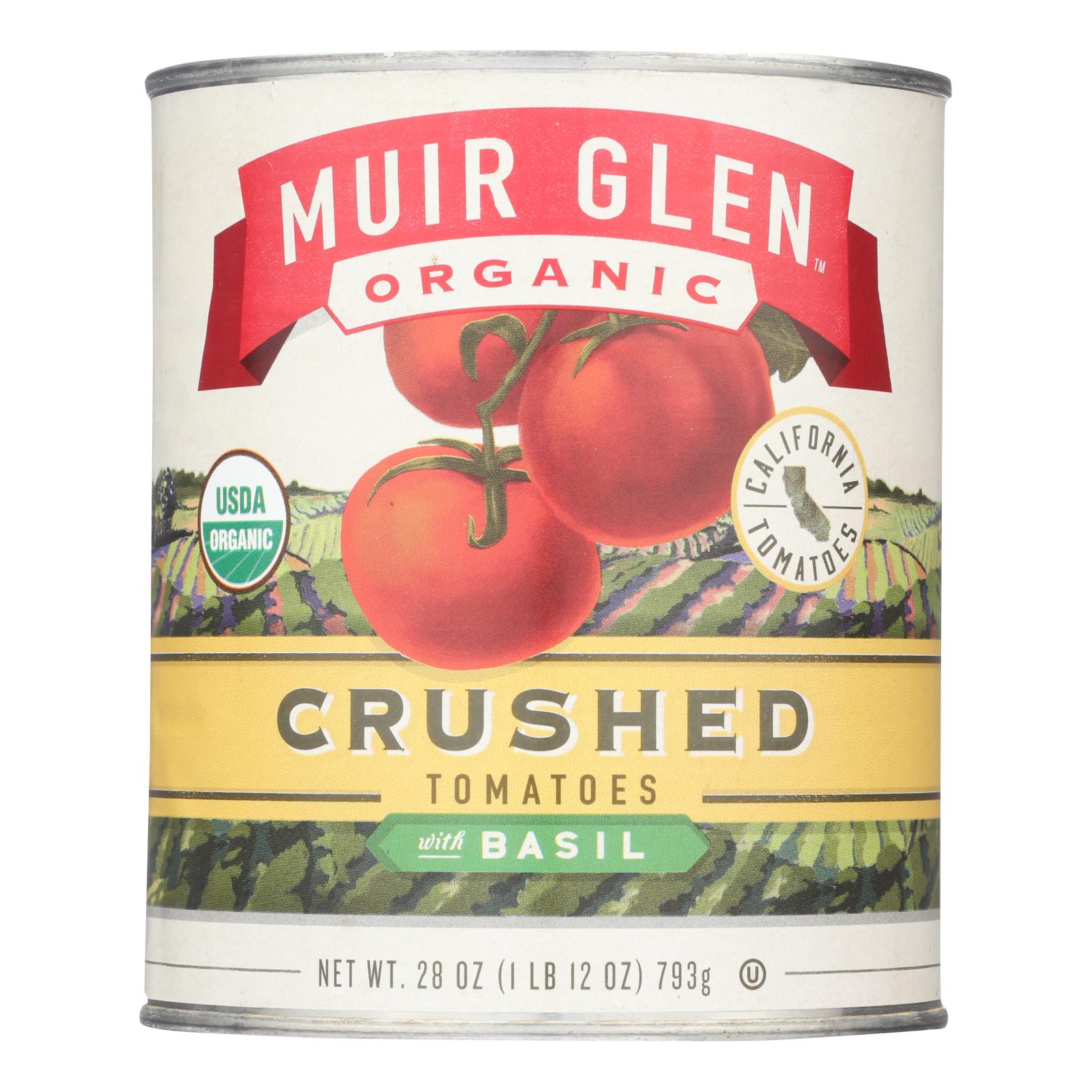 MUIR GLEN 28OZ TOMATO OG2 CRSHD W/BASIL 