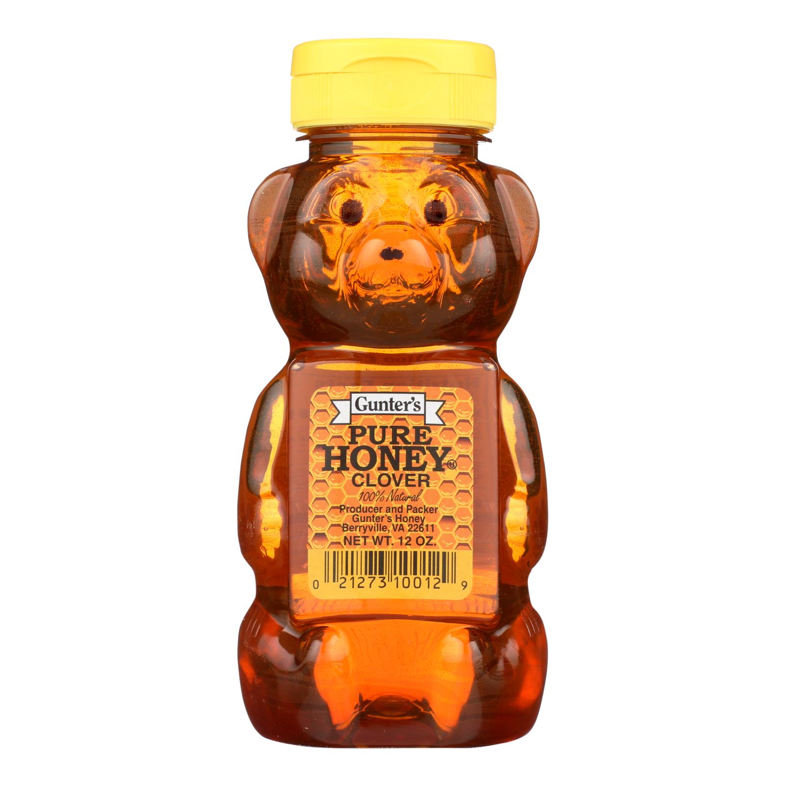 GUNTER'S 12OZ PURE HONEY BEARS CLOVER