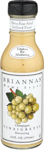 BRIANNAS 12oz DRESSING CHAMPAGNE STYLE VINAIGRETTE