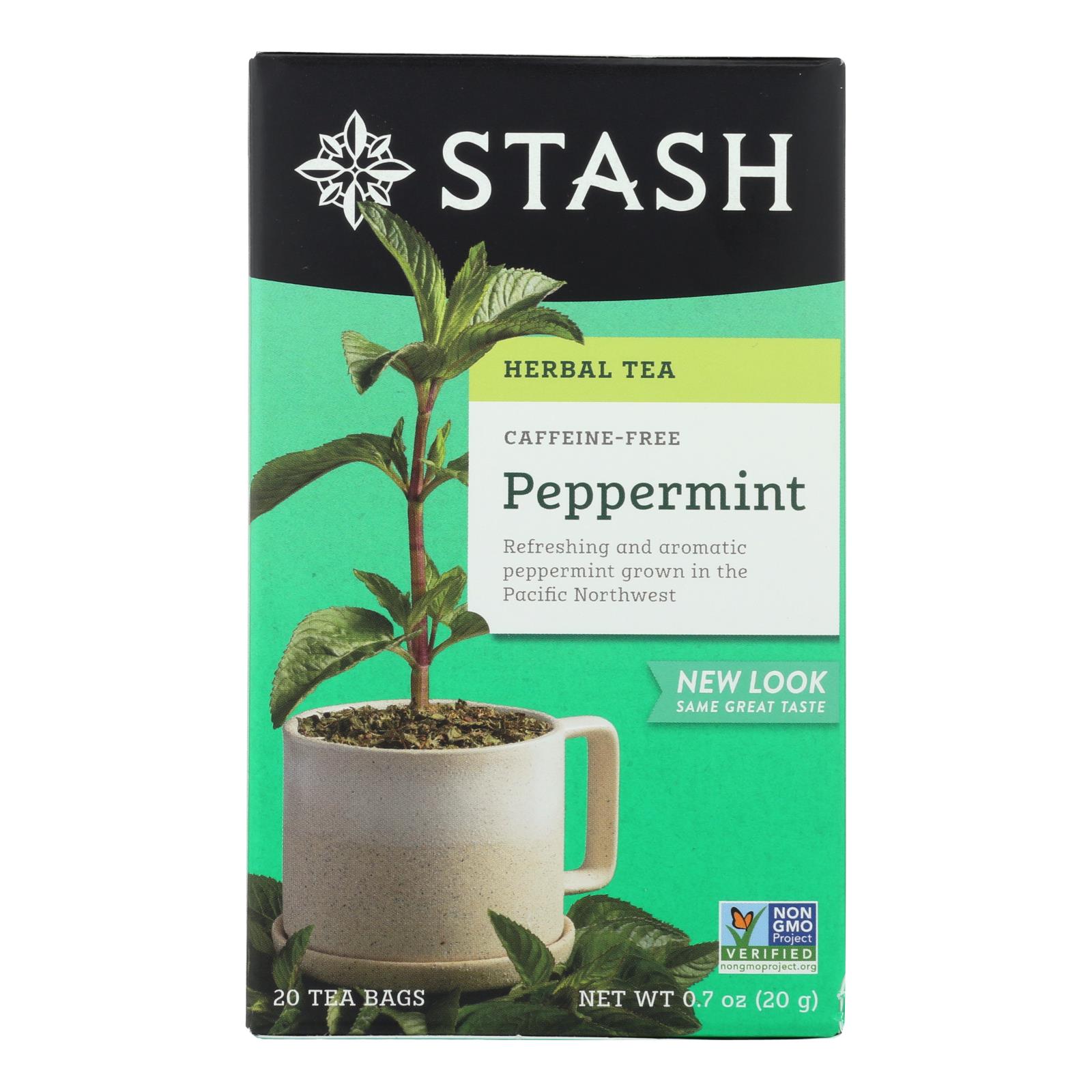 STASH 20ct PEPPERMINT HERBAL TEA