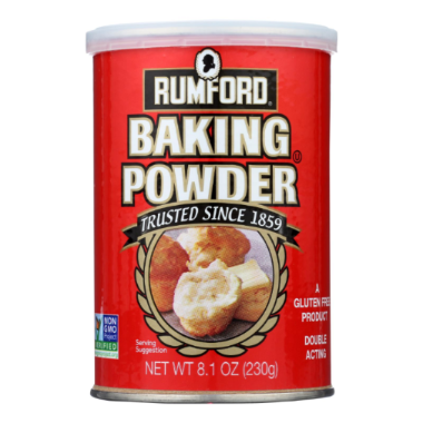 RUMFORD 8.1oz BAKING POWDER ALUMINUM FREE NON-GMO