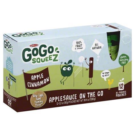 GOGO SQUEEZ 38.4oz APPLE CINNAMON APPLESAUCE 