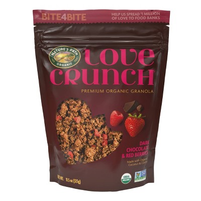 NATURE'S PATH 11.5 oz LOVE CRUNCH DARK CHOCOLATE AND RED BERRIES