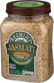 RICE SELECT 30OZ JASMATI BROWN RICE, 