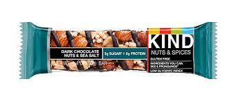 KIND 1.4oz DARK CHOCOLATE NUTS & SEASALT BARS