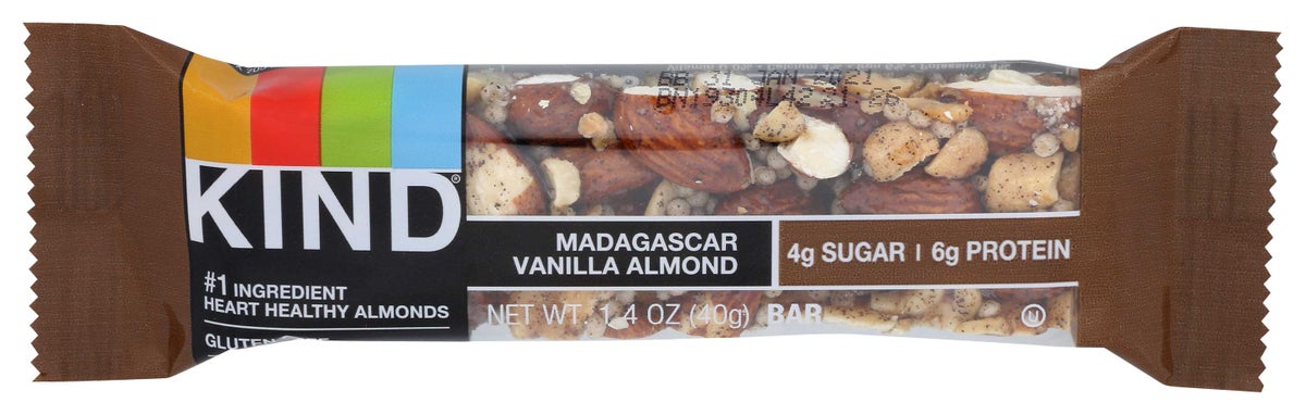 KIND BAR 1.4oz  MADAGASCAR VANILLA ALMOND