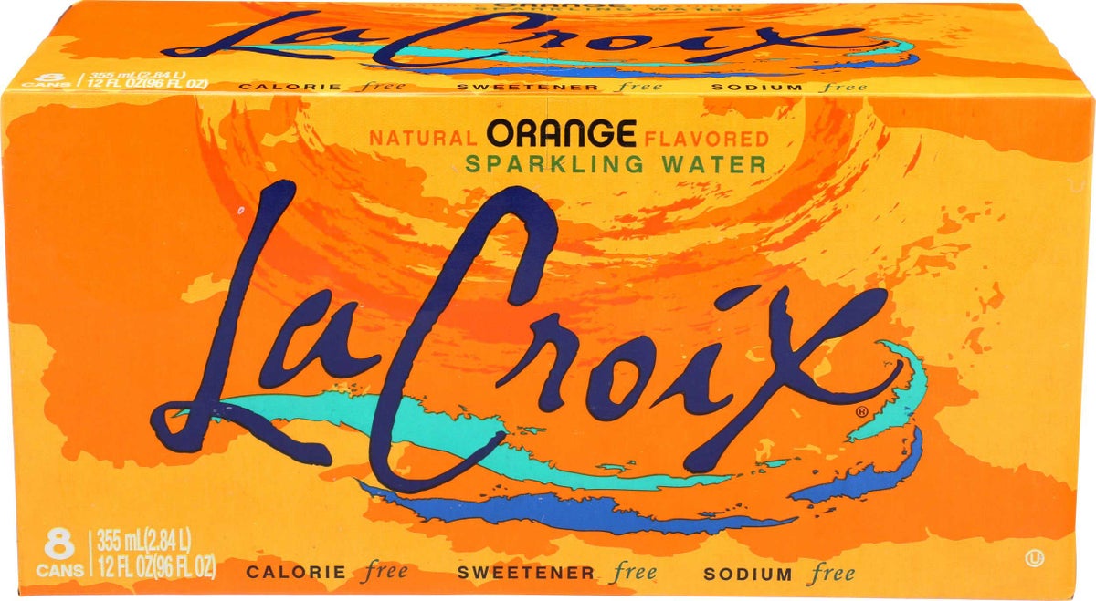 LA CROIX  12oz SPARKLING WATER ORANGE