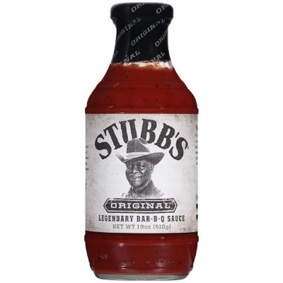 STUBB'S 18oz BBQ SAUCE ORIGINAL