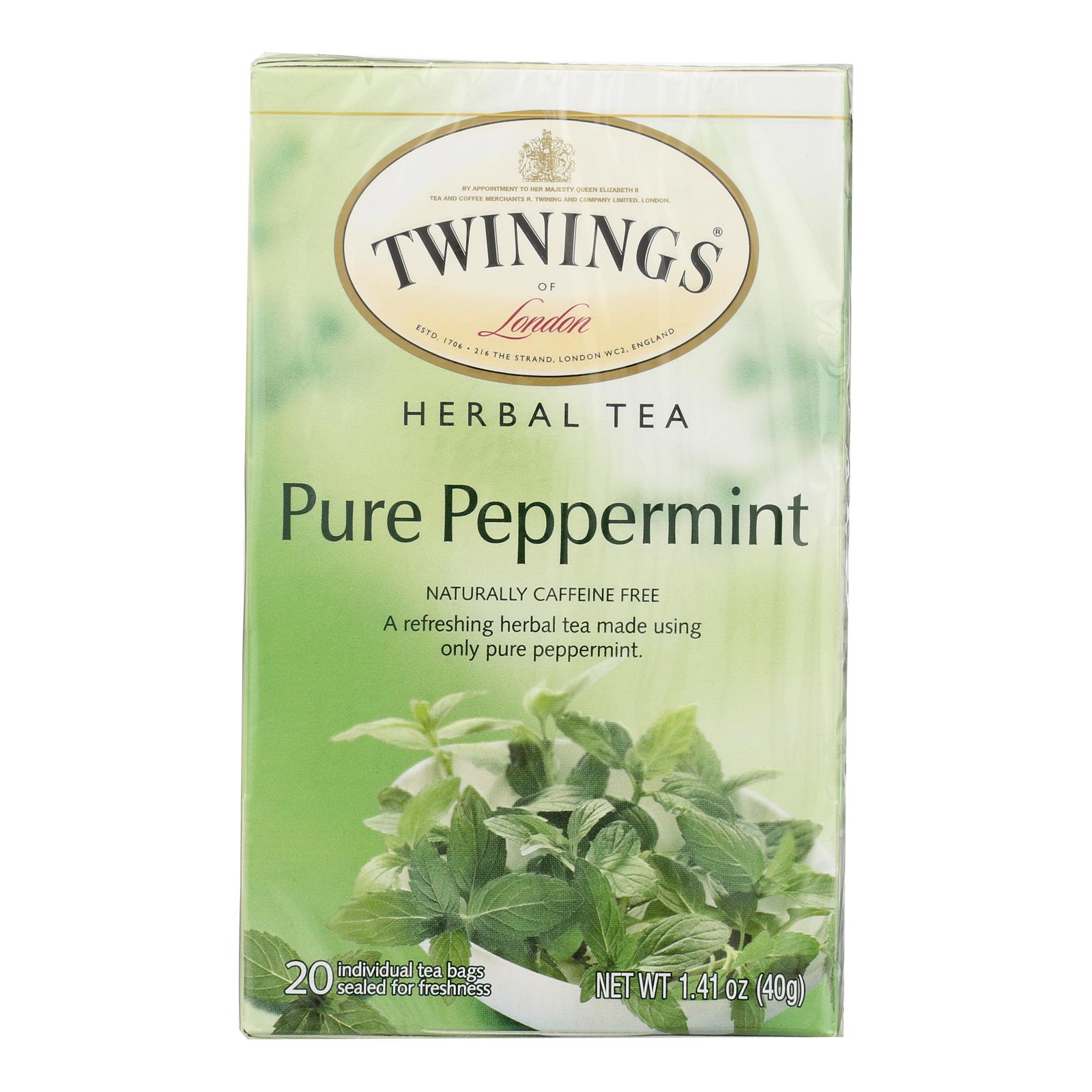 TWININGS 20ct PURE PEPPERMINT