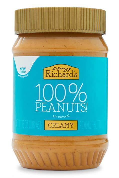 CRAZY RICHARD 16oz PEANUT BUTTER, CREAMY