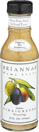 BRIANNAS 12oz DRESSING ITALIAN VINAIGRETTE