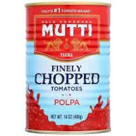 MUTTI 14oz CRUSHED TOMATOES POLPA