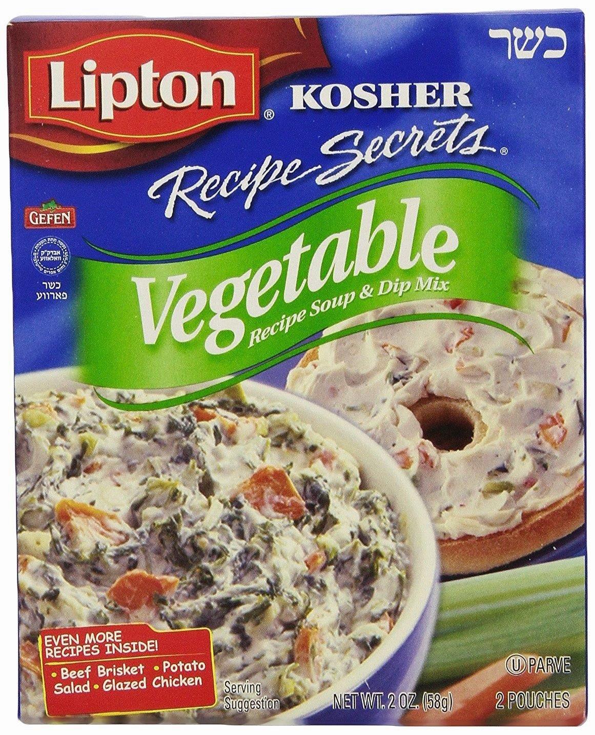 LIPTON 2oz KOSHER VEGETABLE SOUP & DIP MIX
