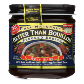 BETTER THAN BOUILLON 8oz SEASONING BEEF BASE REDUCE SODIUM