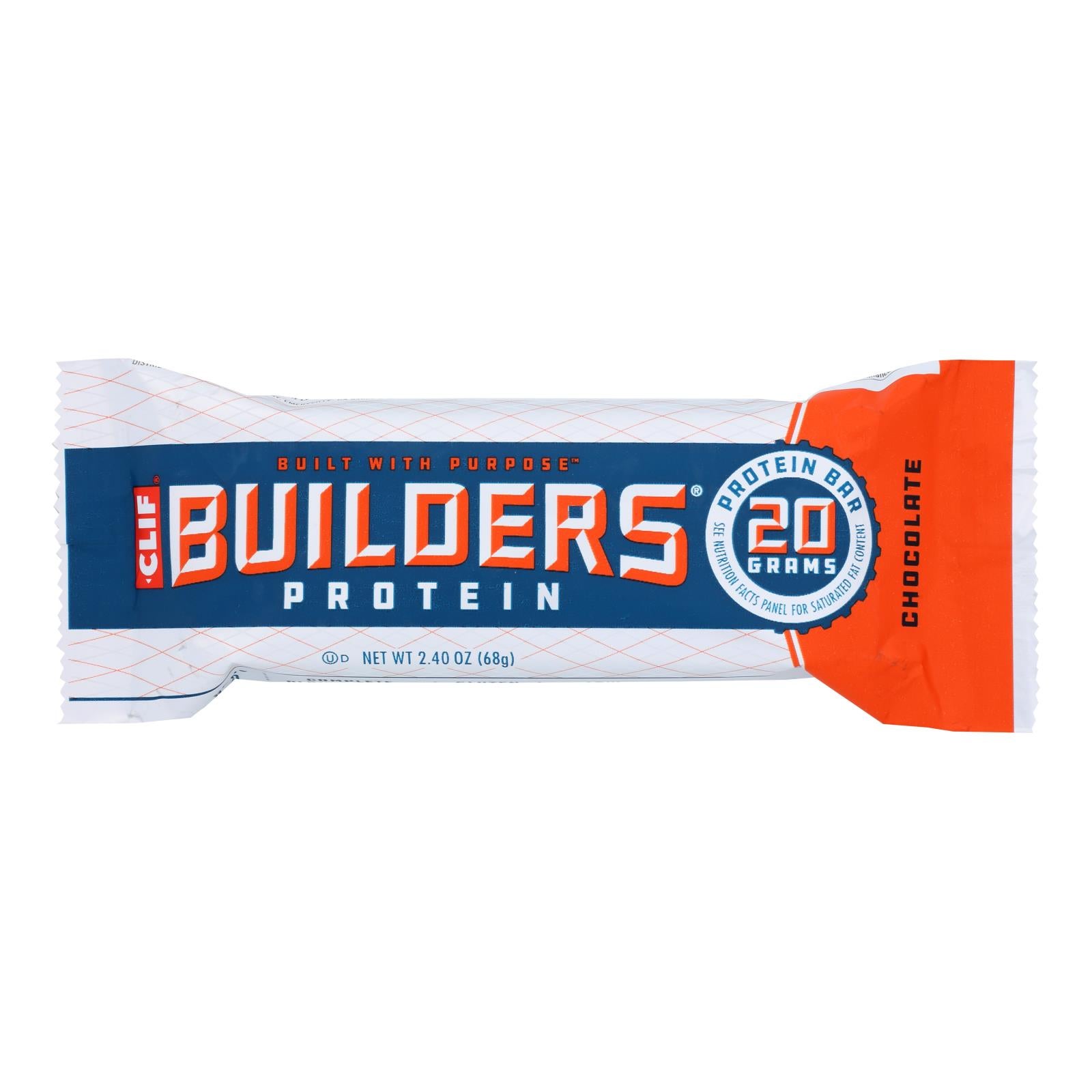 CLIF BAR 2.4oz BUILDER BAR - CHOCOLATE