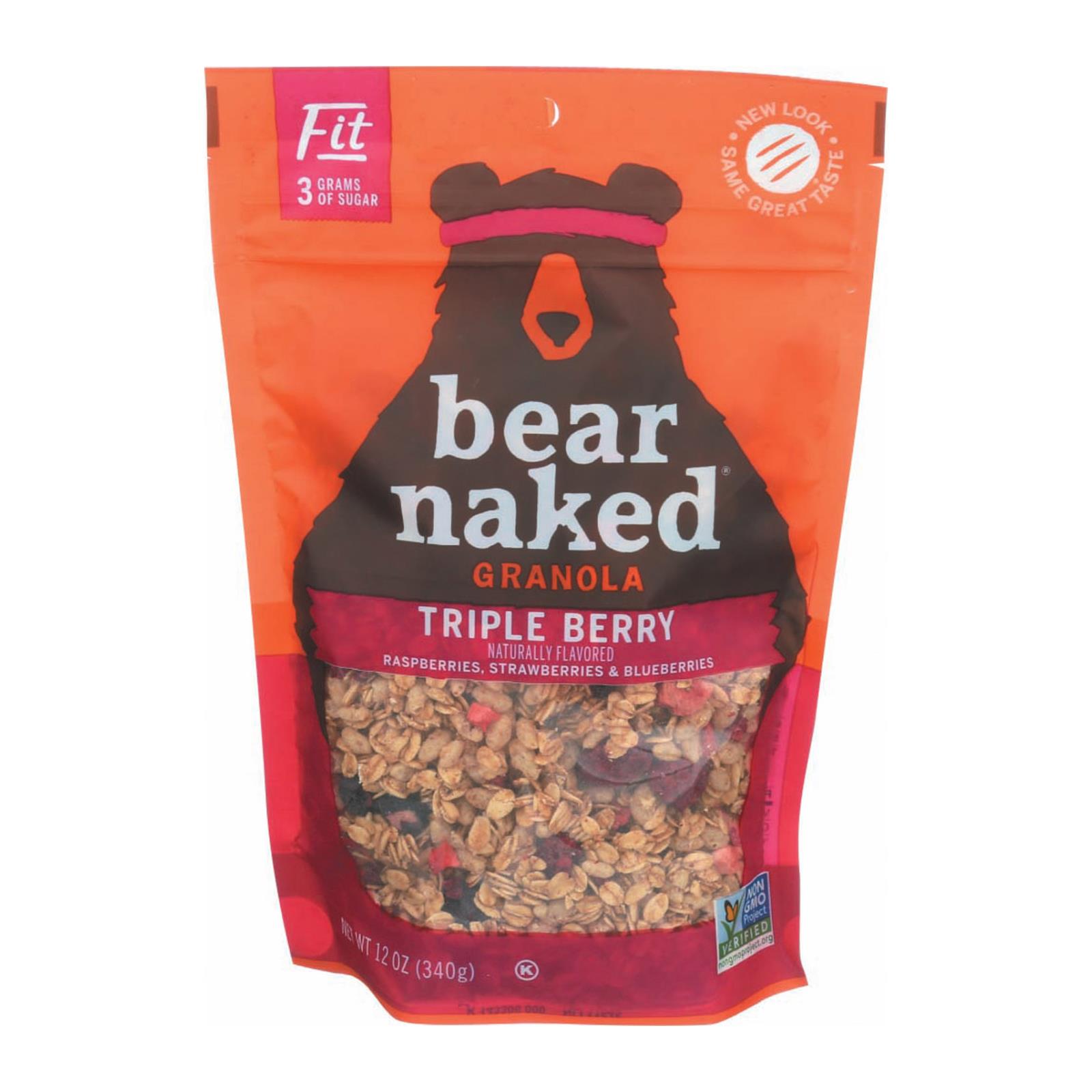 BEAR NAKED GRANOLA 12oz TRIPLE BERRY CRUNCH