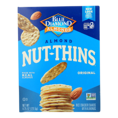 BLUE DIAMOND 4.25oz NUT THINS ALMOND