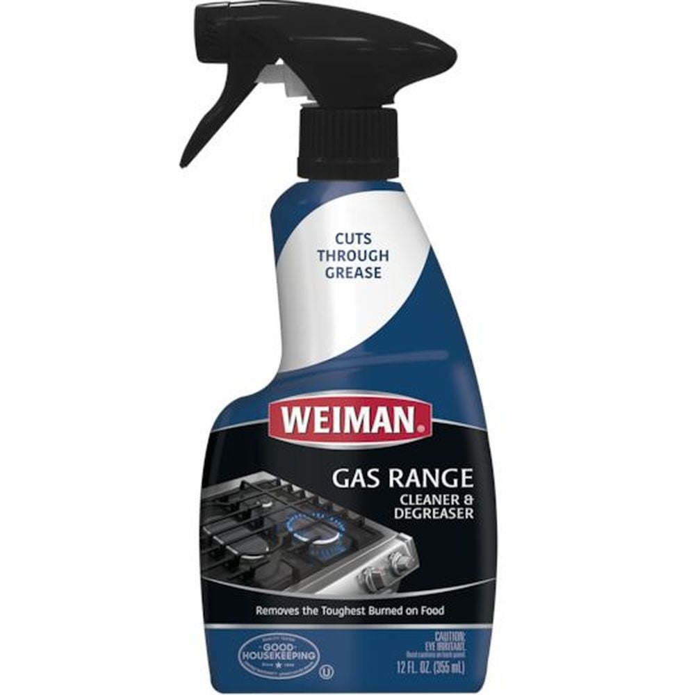 Weiman Gas Range Cleaner and Degreaser, 12 Fluidoz 