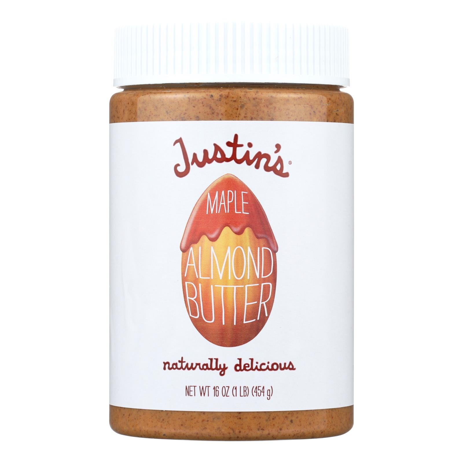 JUSTIN'S 16oz ALMOND BUTTER, MAPLE