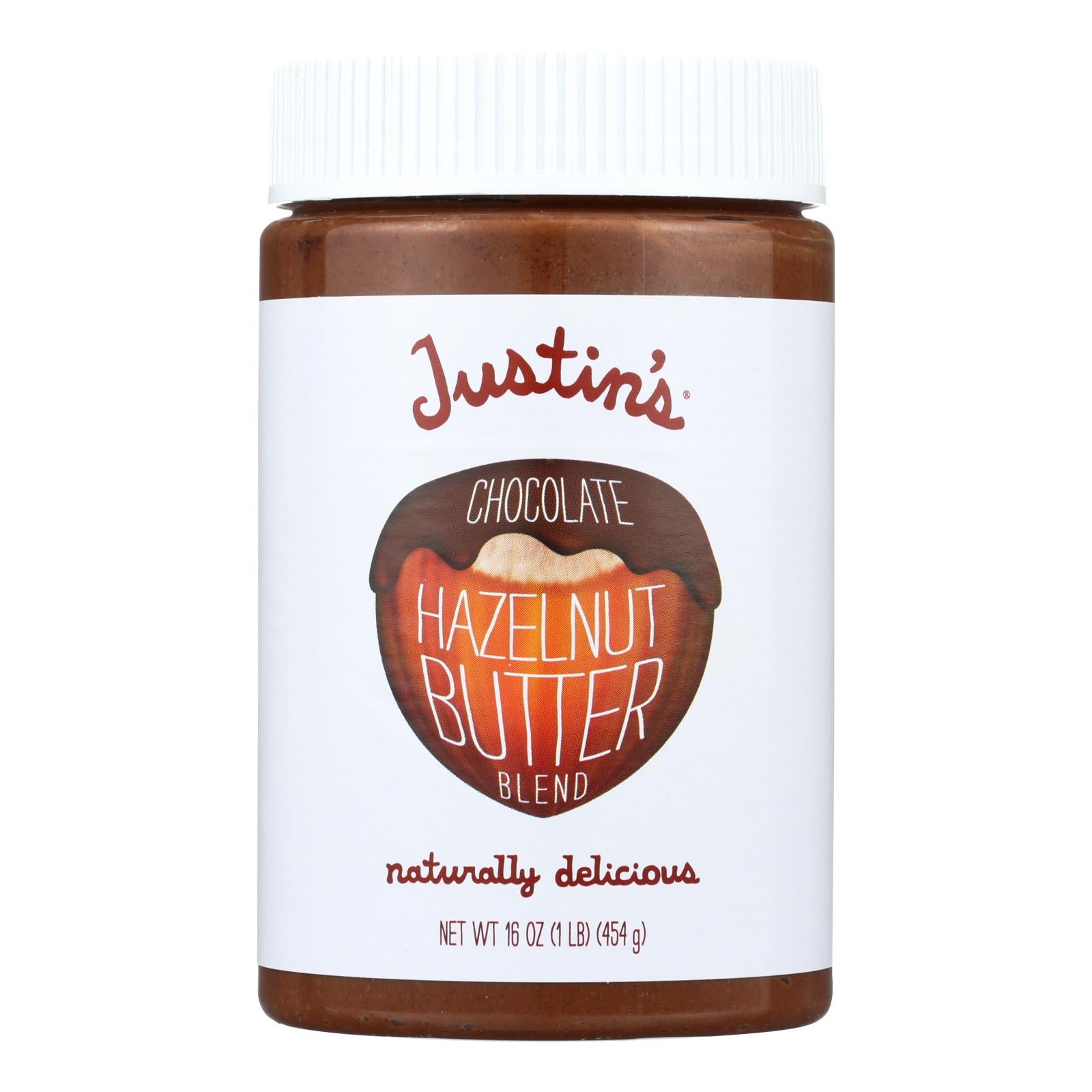 JUSTIN'S 16oz HAZELNUT BUTTER, CHOCOLATE
