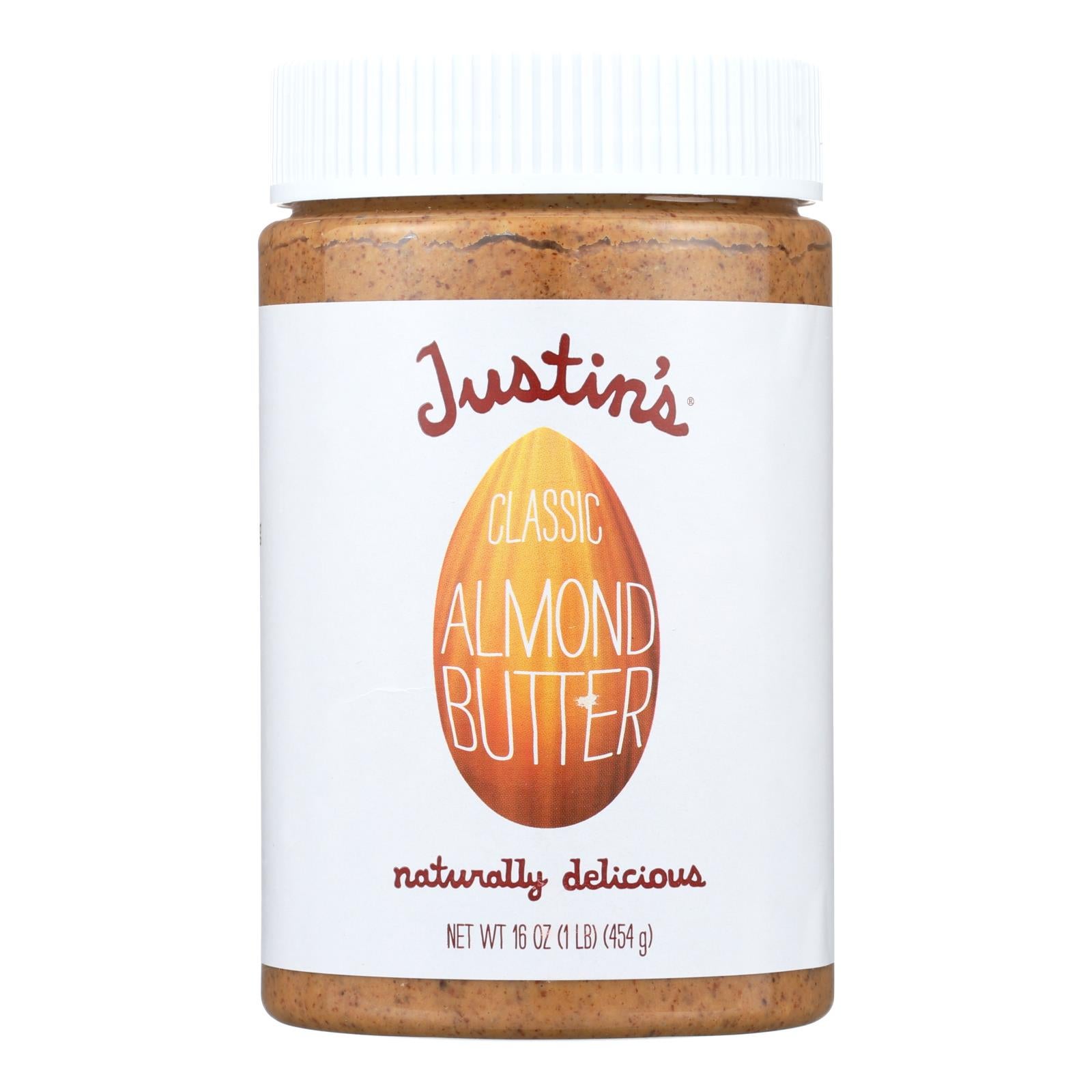 JUSTIN'S 16oz ALMOND BUTTER, CLASSIC