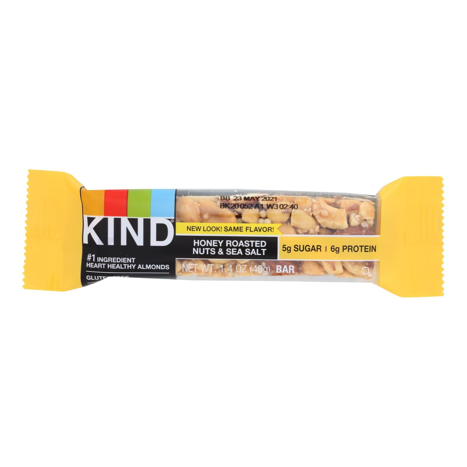 KIND 1.4oz HONEY ROASTED NUTS AND SEA SALT