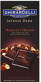 GHIRARDELLI 3.5oz ITENSE HAZELNUT CHOCOLATE BAR
