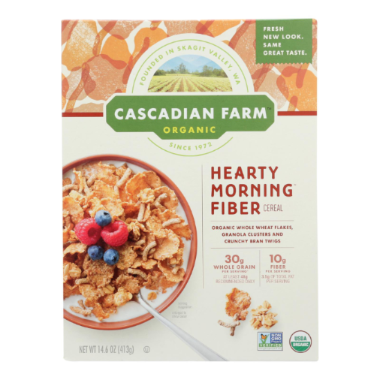 CASCADIAN FARM 14.60oz ORGANIC CEREAL HEARTY MORNING