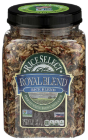 RICE SELECT 21OZ ROYAL BLEND WHITE BROWN AND RED 