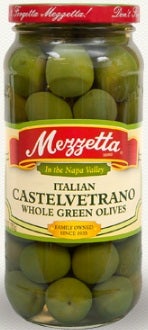 MEZZETTA 10OZ CASTELVETRANO WHOLE GREEN OLIVES