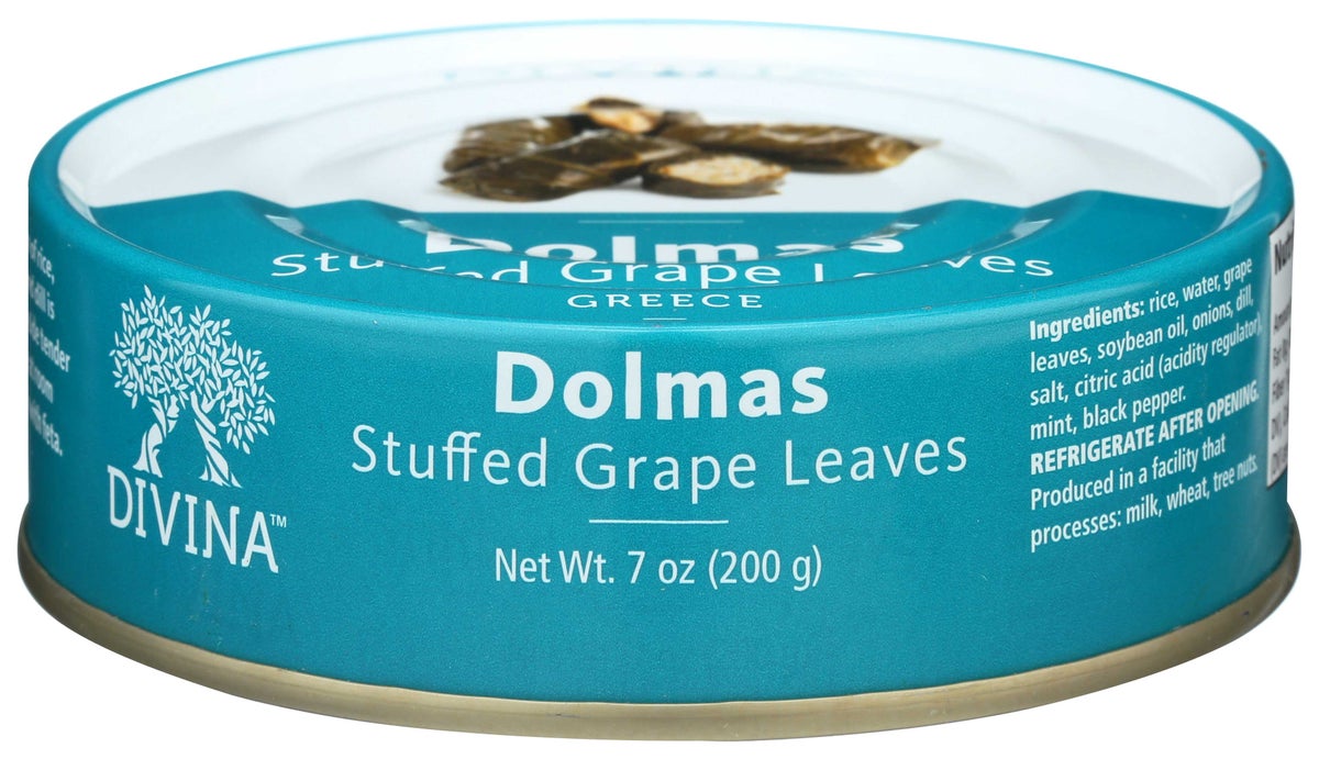 DIVINA 7oz DOLMAS STUFFED GRAPE LEAVES 