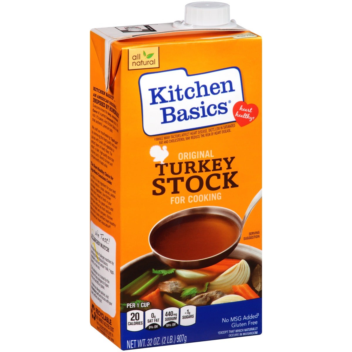 KITCHEN BASICS 32OZ ORIGINAL TURKEY STOCK 