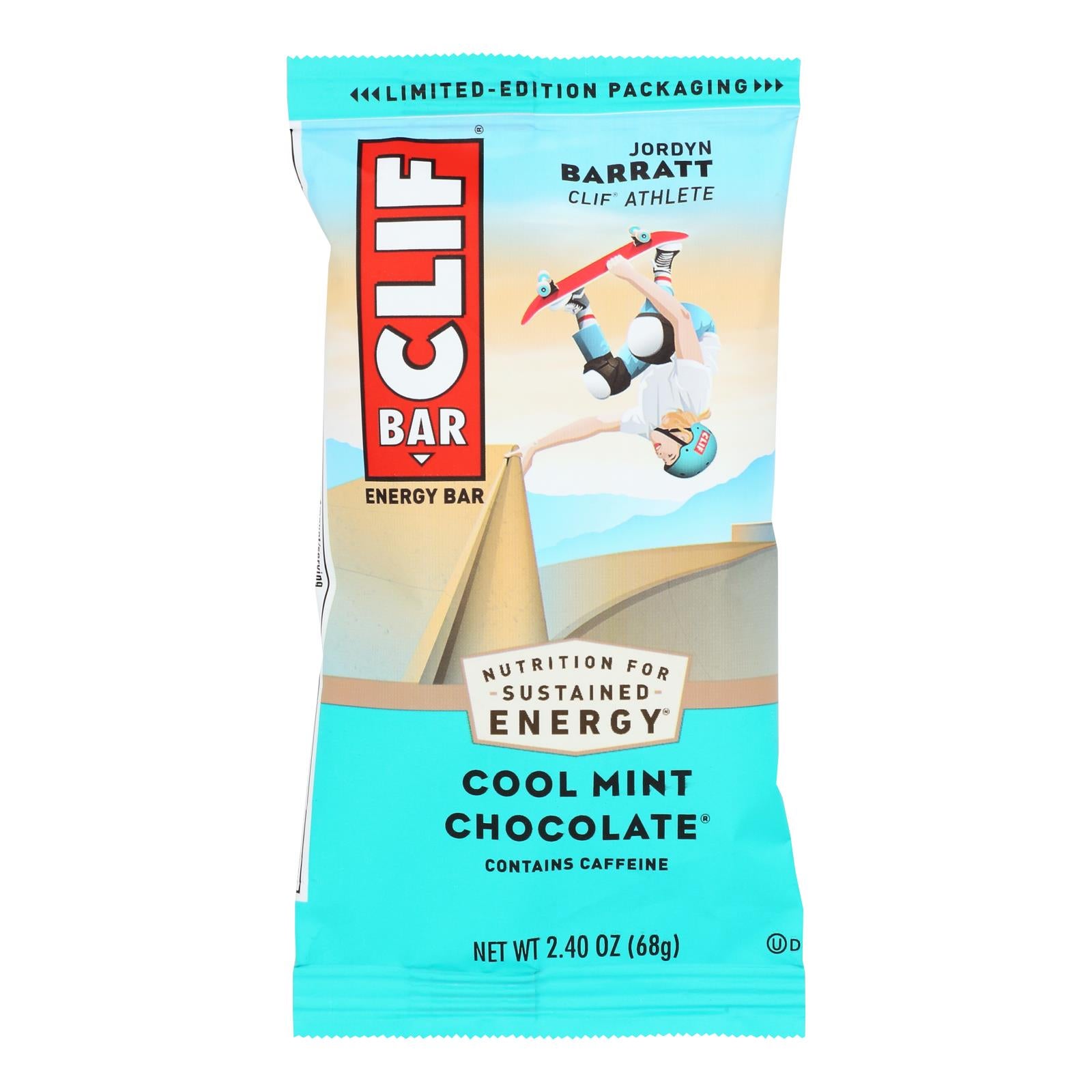 CLIF BAR 2.4oz ORGANIC COOL MINT CHOCOLATE