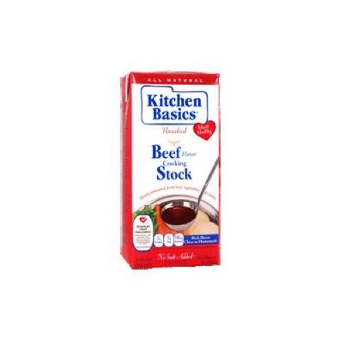 KITCHEN BASICS 32oz UNSALTED BEEF STOCK