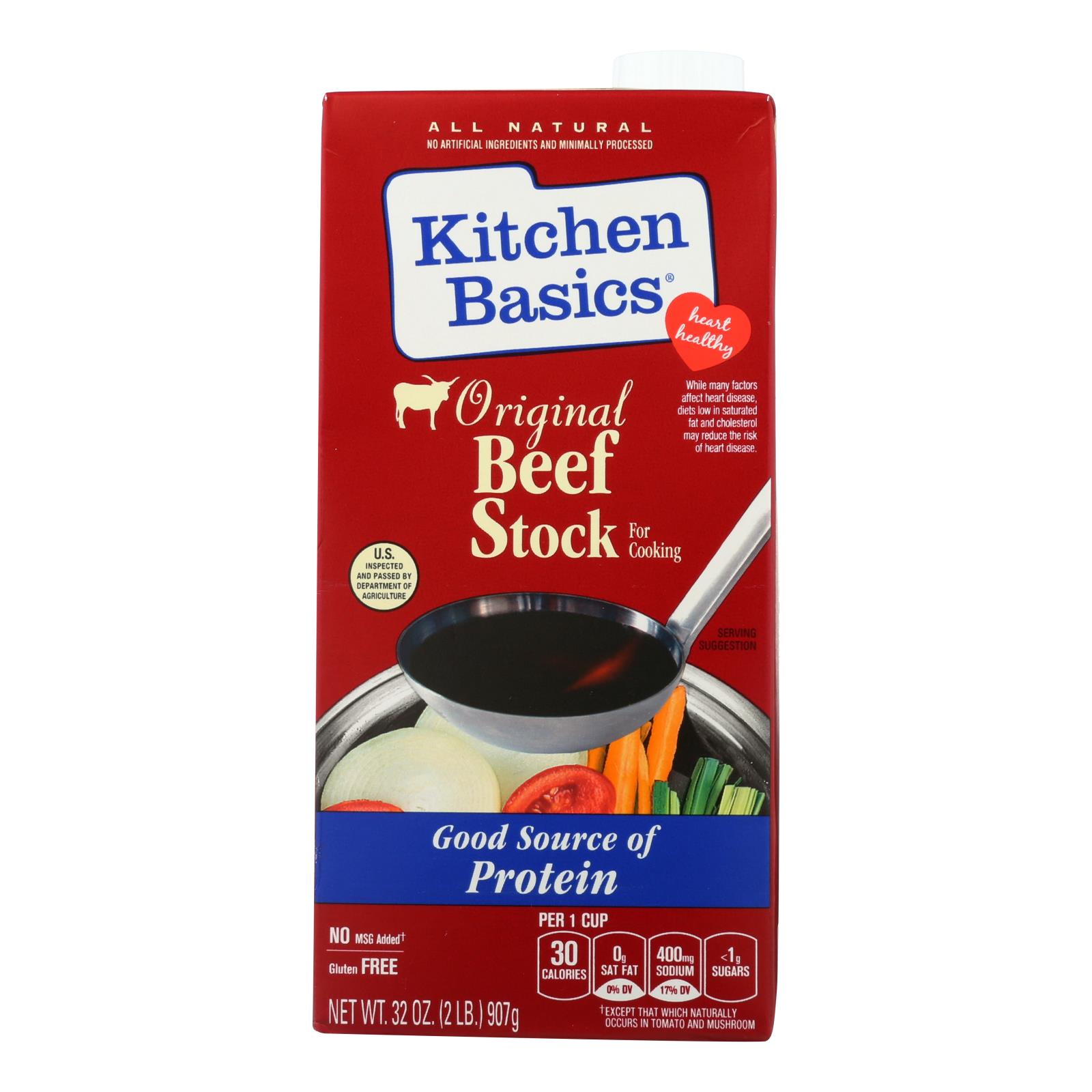 KITCHEN BASICS 32OZ ORIGINAL BEEF STOCK