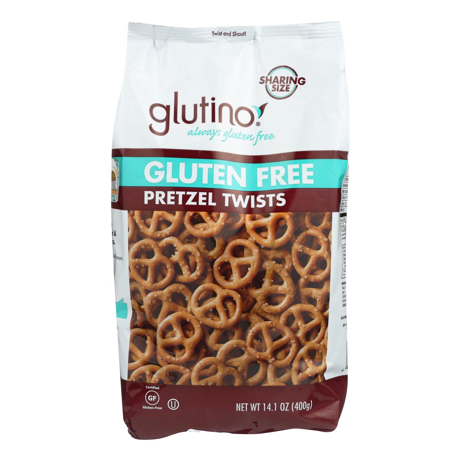 GLUTINO 14.1oz PRETZELS TWISTS