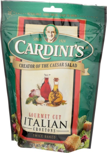 CARDINIS GOURMET CUT ITALIAN CROUTONS, 5 OUNCE 12 PER CASE