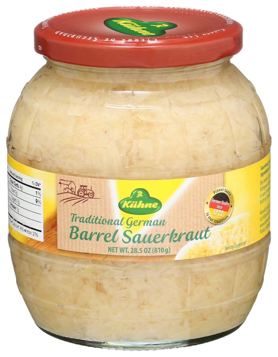 KUHNE 28.5oz BARREL SAUERKRAUT 