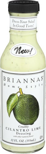 BRIANNAS 12oz DRESSING CREAMY CILANTRO LIME