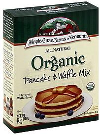 MAPLE GROVE 16oz ORGANIC BUTTERMILK & HONEY PANCAKE & WAFFLE MIX