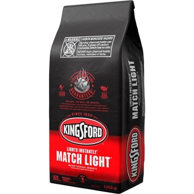 Kingsford Match Light Instant Charcoal Briquettes, BBQ Charcoal for Grilling - 8lbs