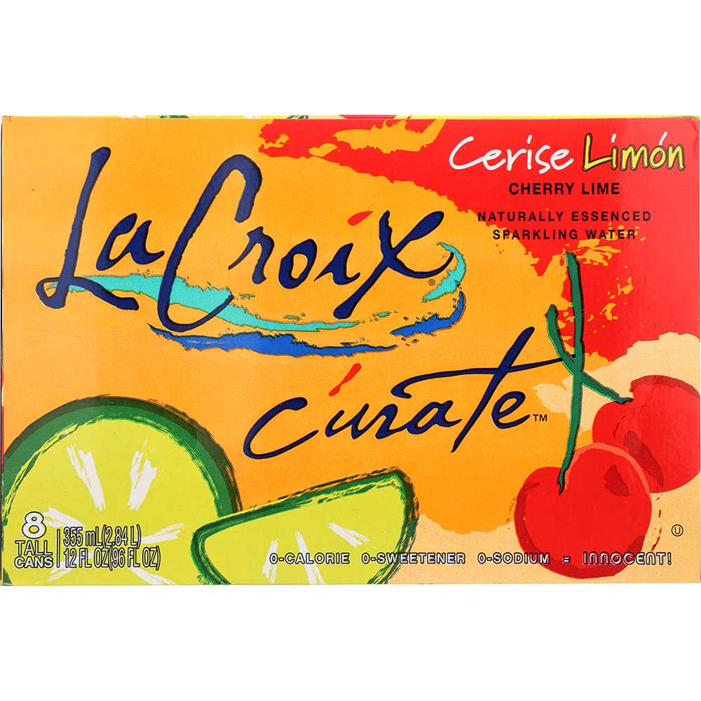 LA CROIX  96FLOZ  SPARKLING WATER CHERRY LIME 