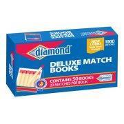 DIAMOND 50ct DELUXE MATCH BOOKS