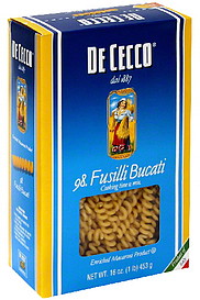DE CECCO 16oz NO.98 FUSILLI CORTI BACATI
