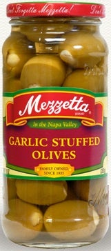 MEZZETTA 10OZ  GARLIC STUFFED OLIVES