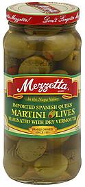 MEZZETTAETTA 10oz IMPORTED SPANISH QUEEN MARTINI OLIVES