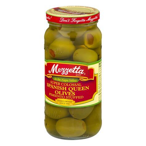 MEZZETTAETTA 10oz SUPER COLOSSAL SPANISH QUEEN OLIVES